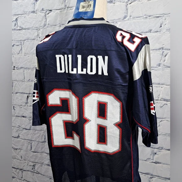 NWT Reebook On Field NFL Jersey New England Patriots Y2K Corey Dillion Medium - Picture 11 of 13